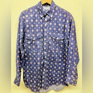 Wrangler | Vintage Patterned Western Shirt 15 1/2 33